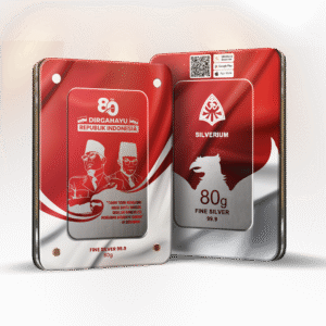 Silverium Kemerdakaan ke80 Series 80 Gram